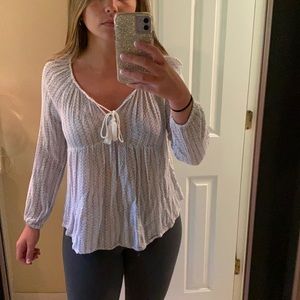 Flowy Old Navy Top with Tassels